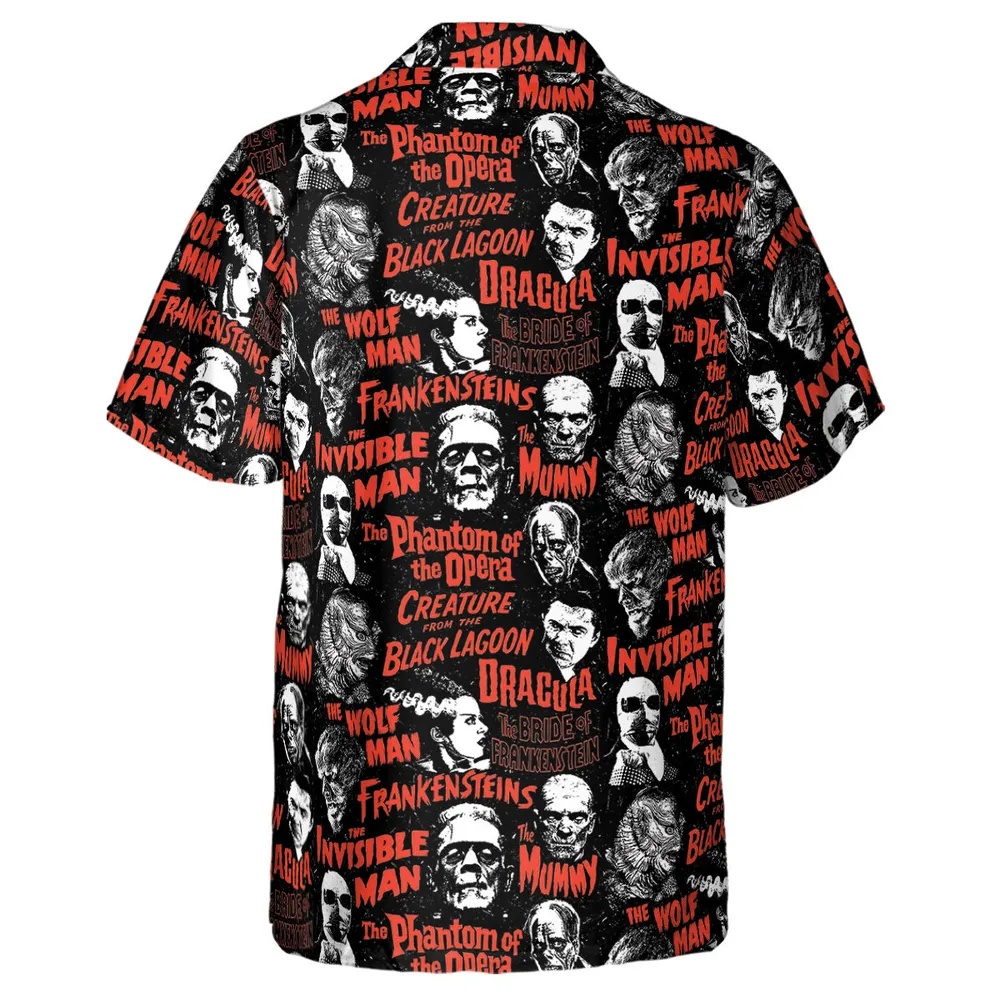 Monster Tiles Hawaiian Shirt - 3