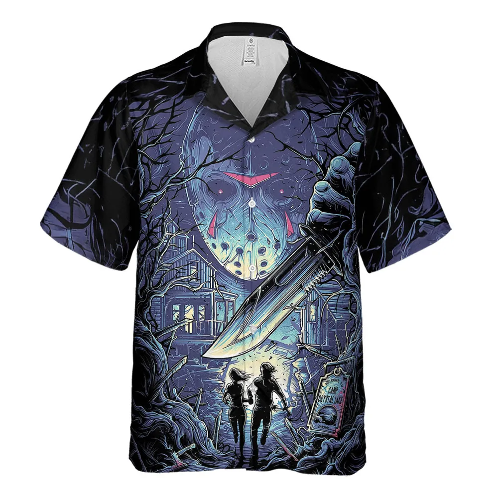 Camp Crystal Chic Friday the 13th Hawaiian Shirt - 2