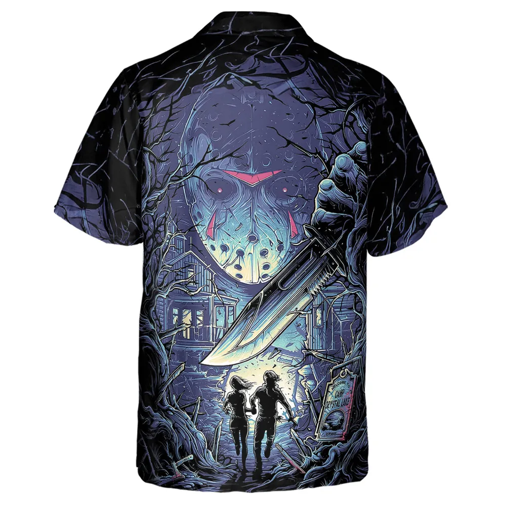 Camp Crystal Chic Friday the 13th Hawaiian Shirt - 3