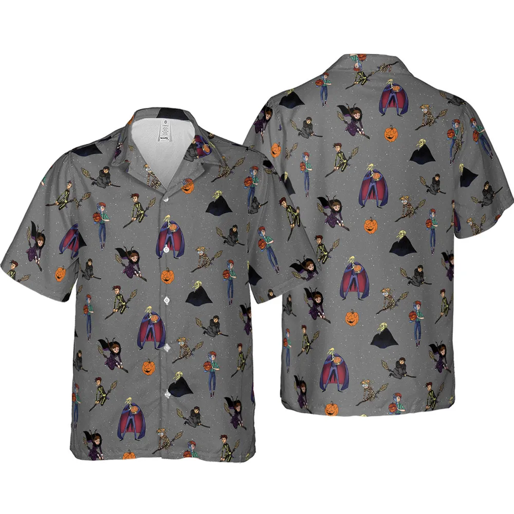 The Halloween Tree Character Hawaiian Shirt - 4