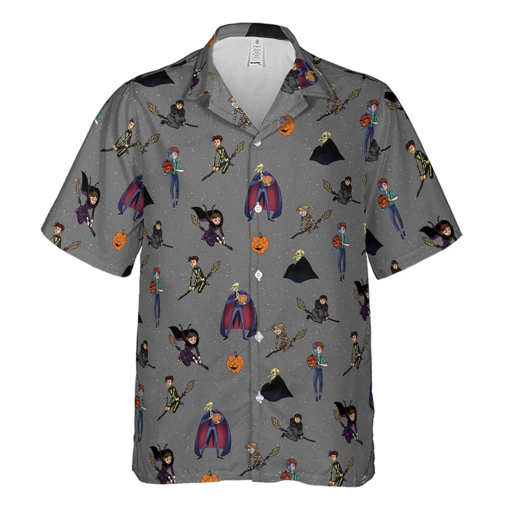 The Halloween Tree Character Hawaiian Shirt - 2