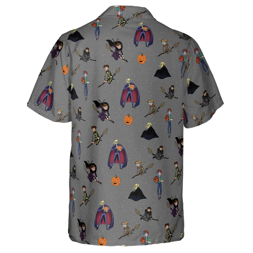 The Halloween Tree Character Hawaiian Shirt - 3