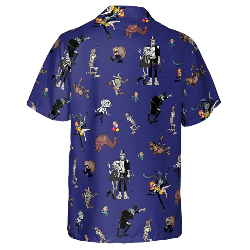 It's a Mad Mad Mad Monster Party Hawaiian Shirt - 3