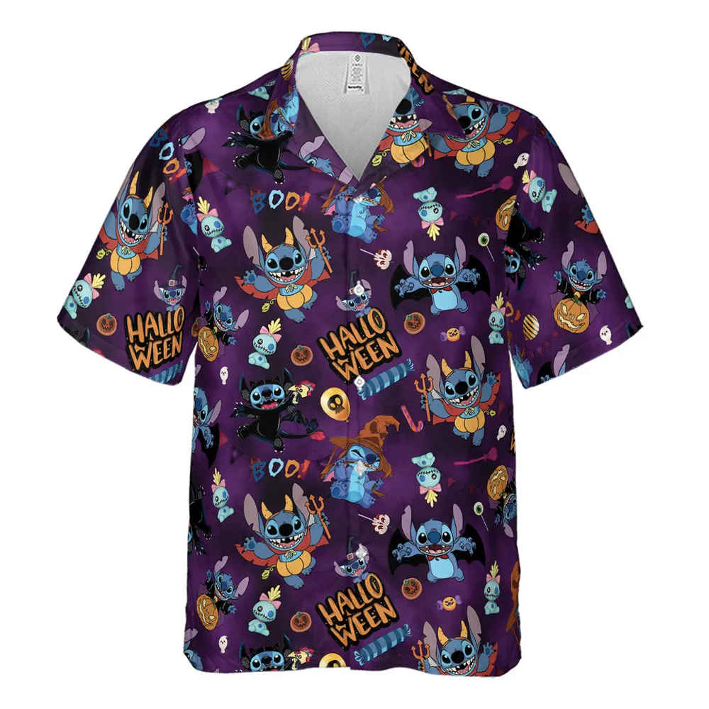 Spooky Stitch Hawaiian Shirt - 2