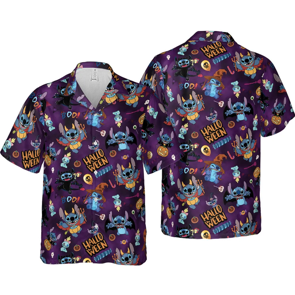 Spooky Stitch Hawaiian Shirt - 4