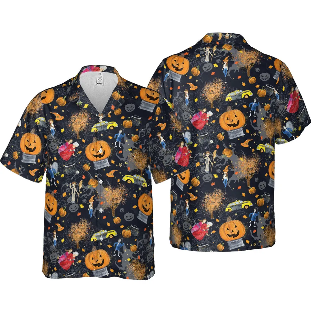Magic Town Halloweentown Hawaiian Shirt - 4