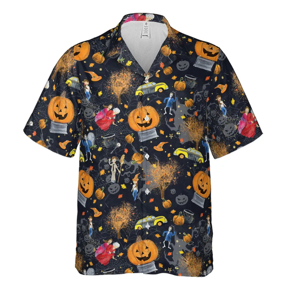 Magic Town Halloweentown Hawaiian Shirt - 2
