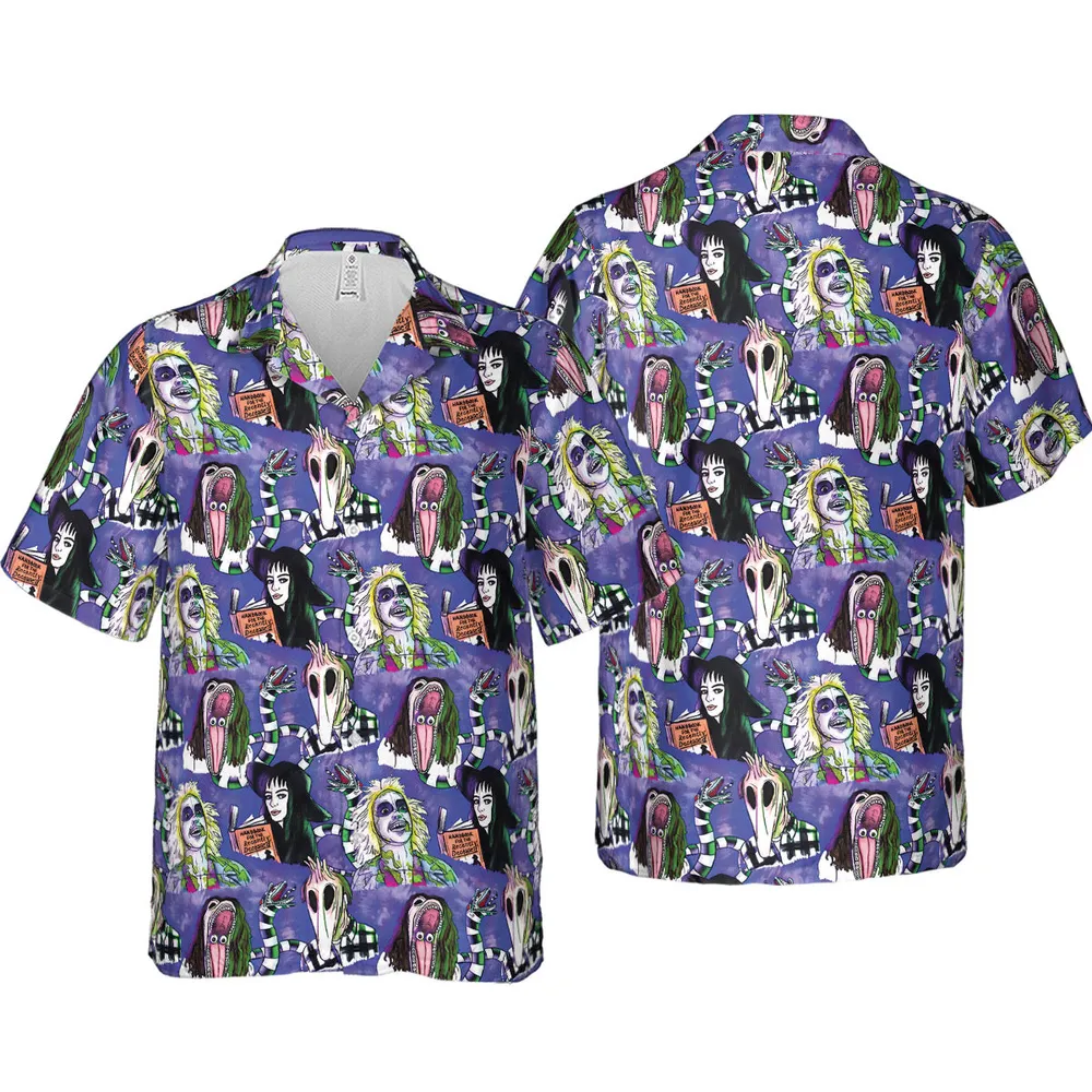 Beetle and Crew Beetlejuice Hawaiian Shirt - 4