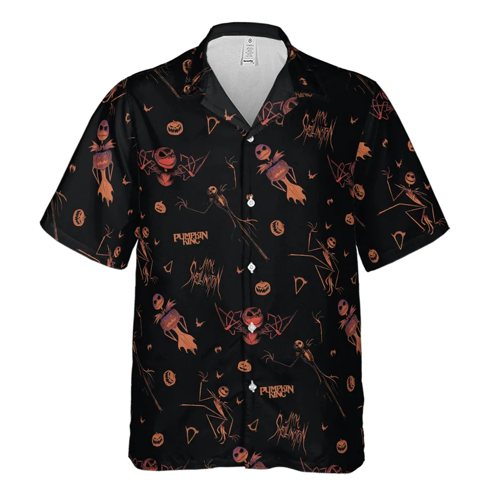 Pumpkin King Jack Skellington Hawaiian Shirt - 2