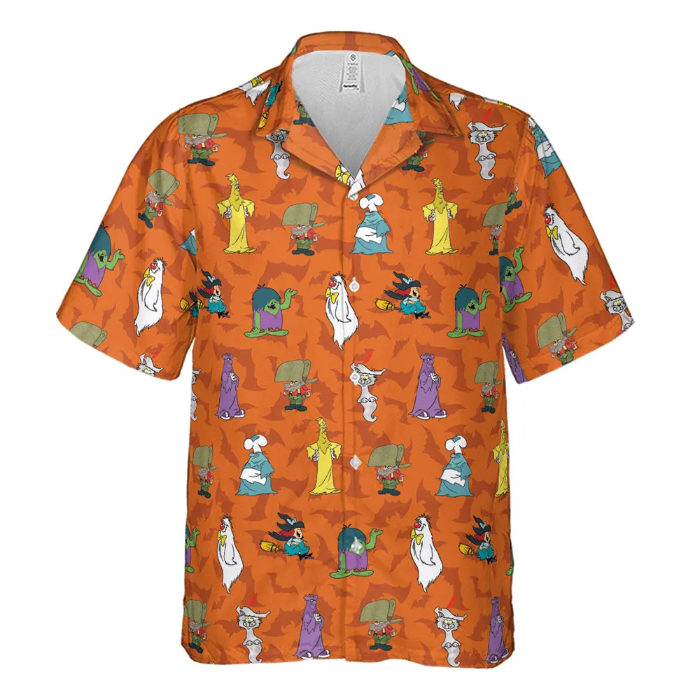 Happy Halloween From Hanna Barbera Hawaiian Shirt - 2