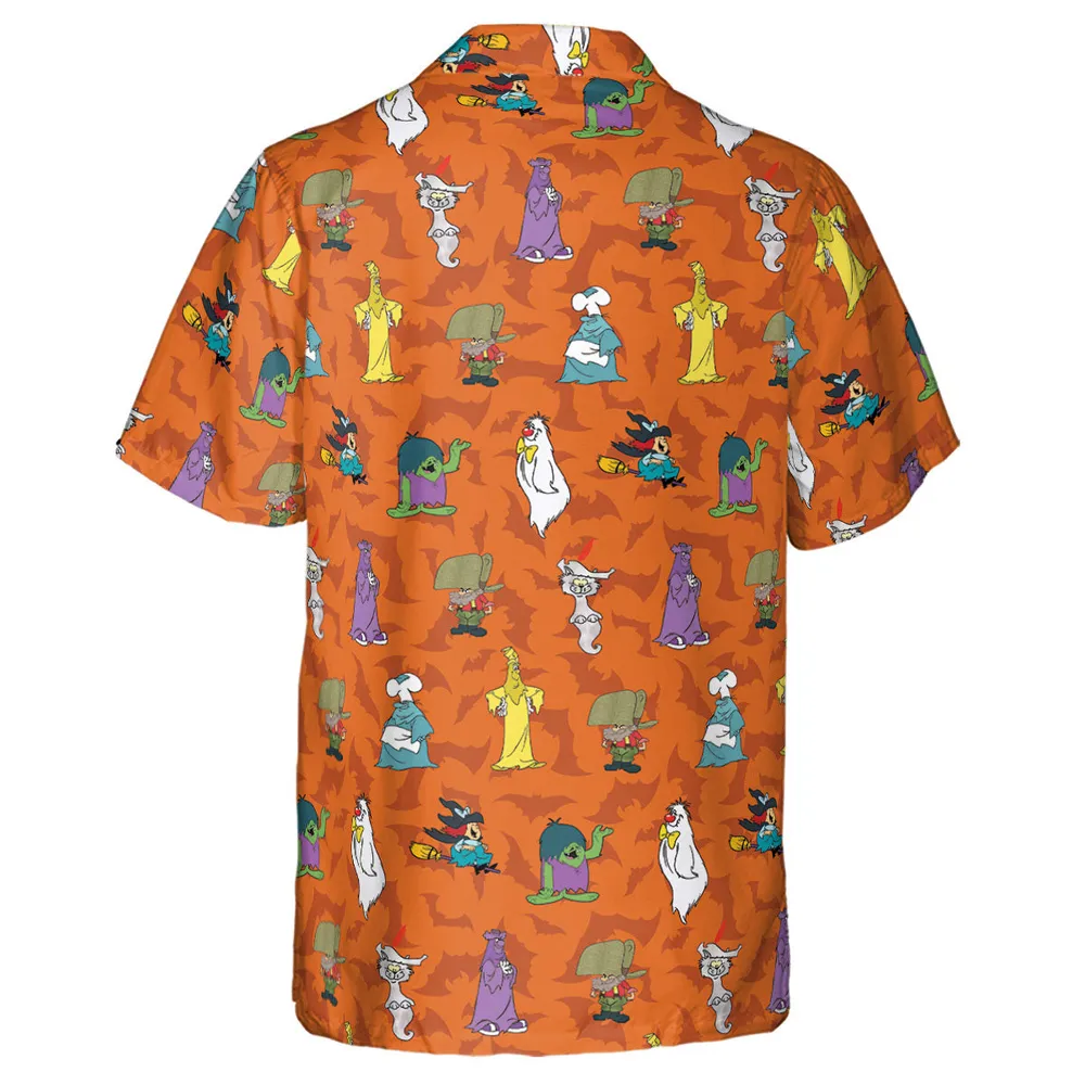 Happy Halloween From Hanna Barbera Hawaiian Shirt - 3