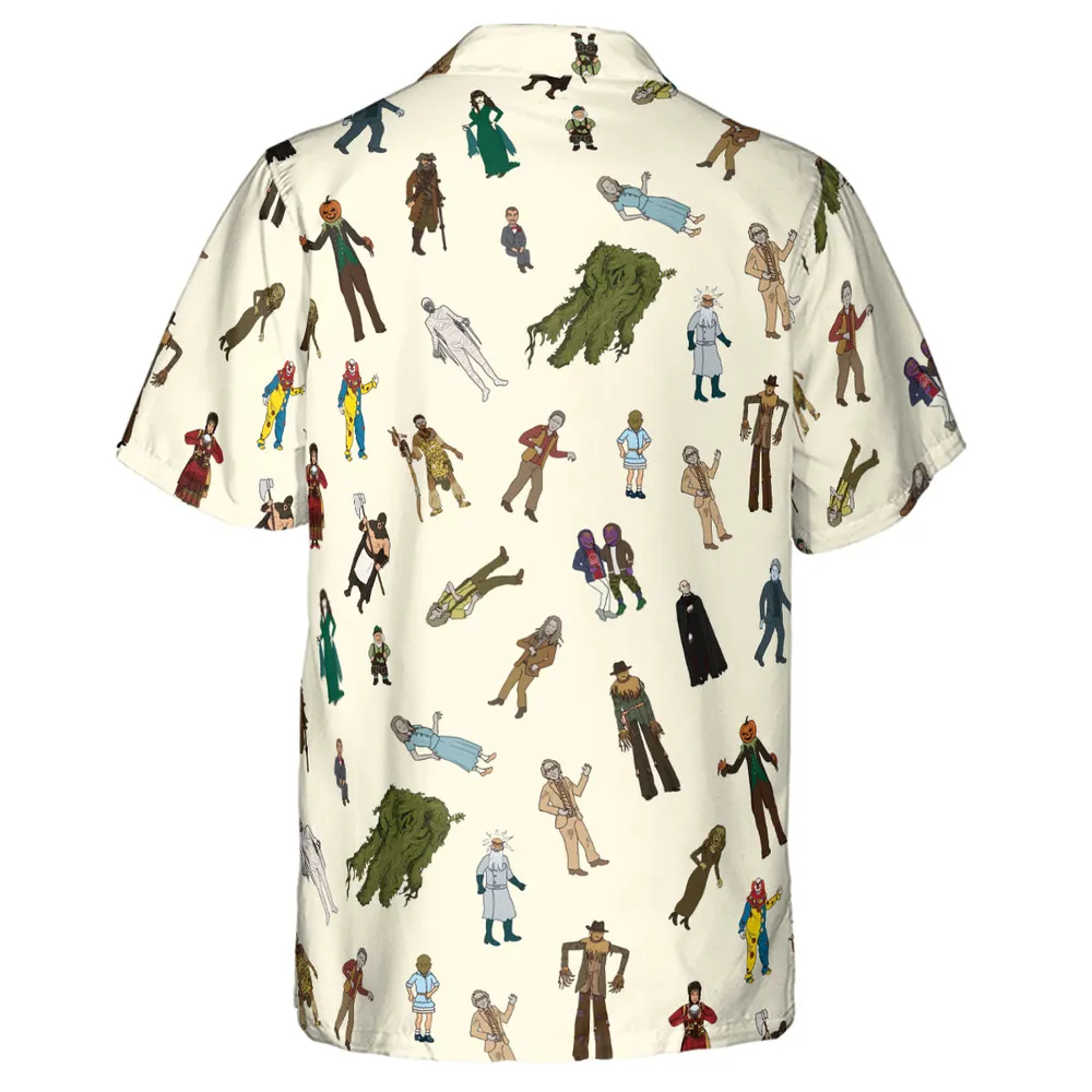 Monster Characters from Goosebumps Hawaiian Shirt - 3