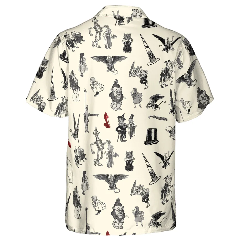 Wizard of Oz Vintage Adapt Hawaiian Shirt - 3