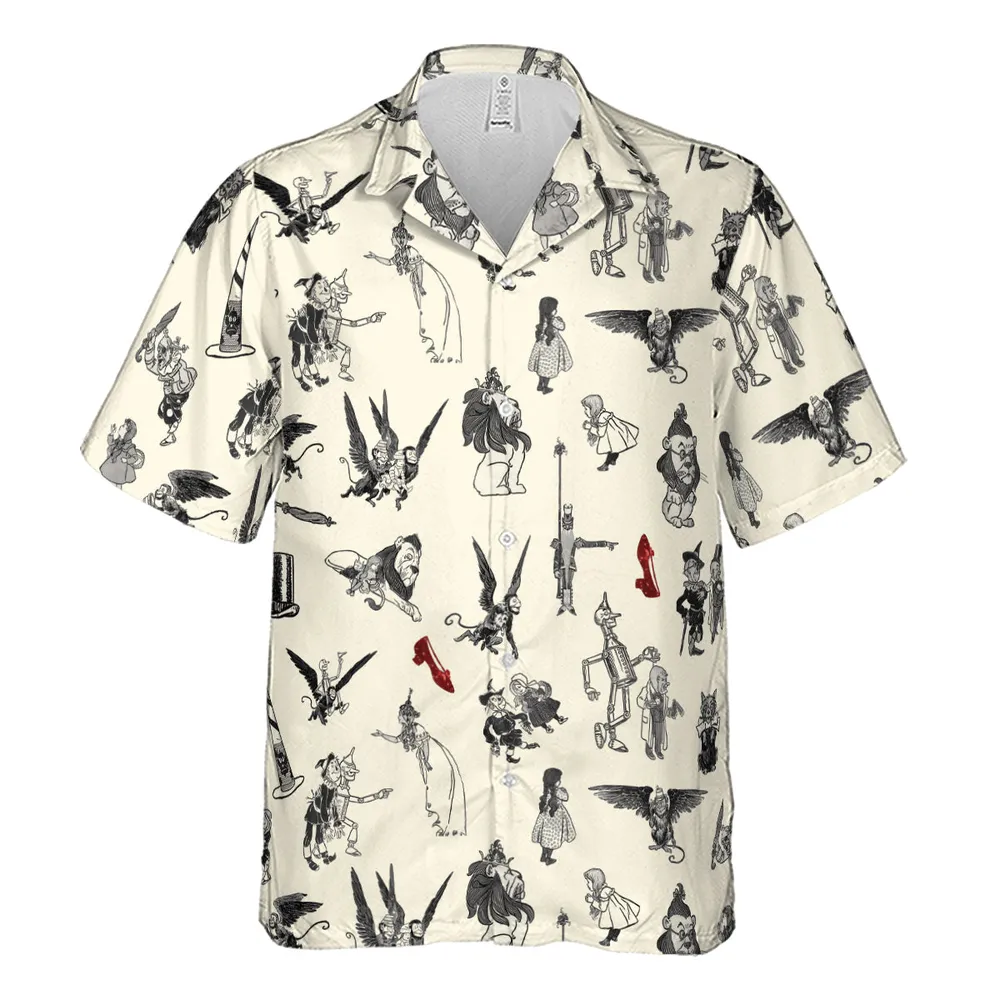 Wizard of Oz Vintage Adapt Hawaiian Shirt - 2