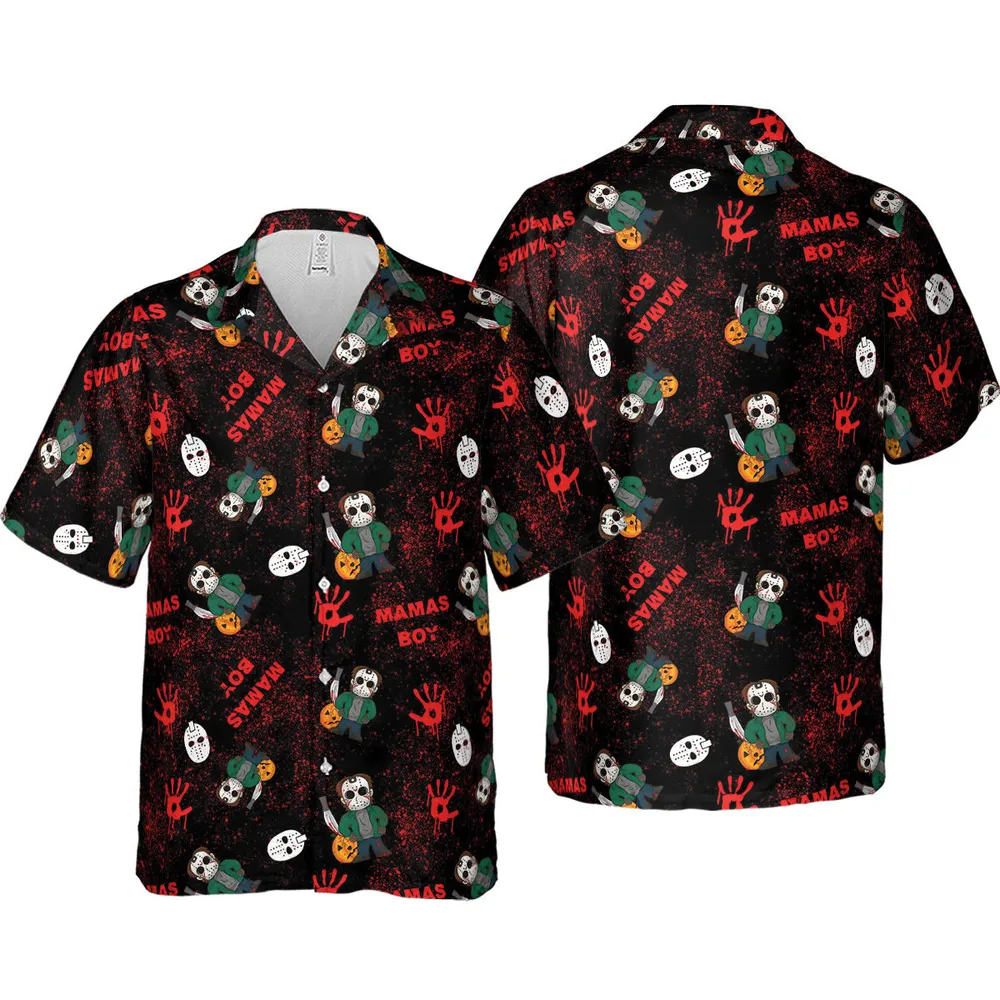 Mamas Boy Friday the 13th Hawaiian Shirt - 4
