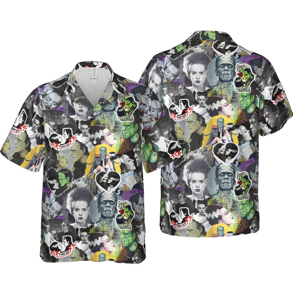 Forever Frankenstein Hawaiian Shirt - 4