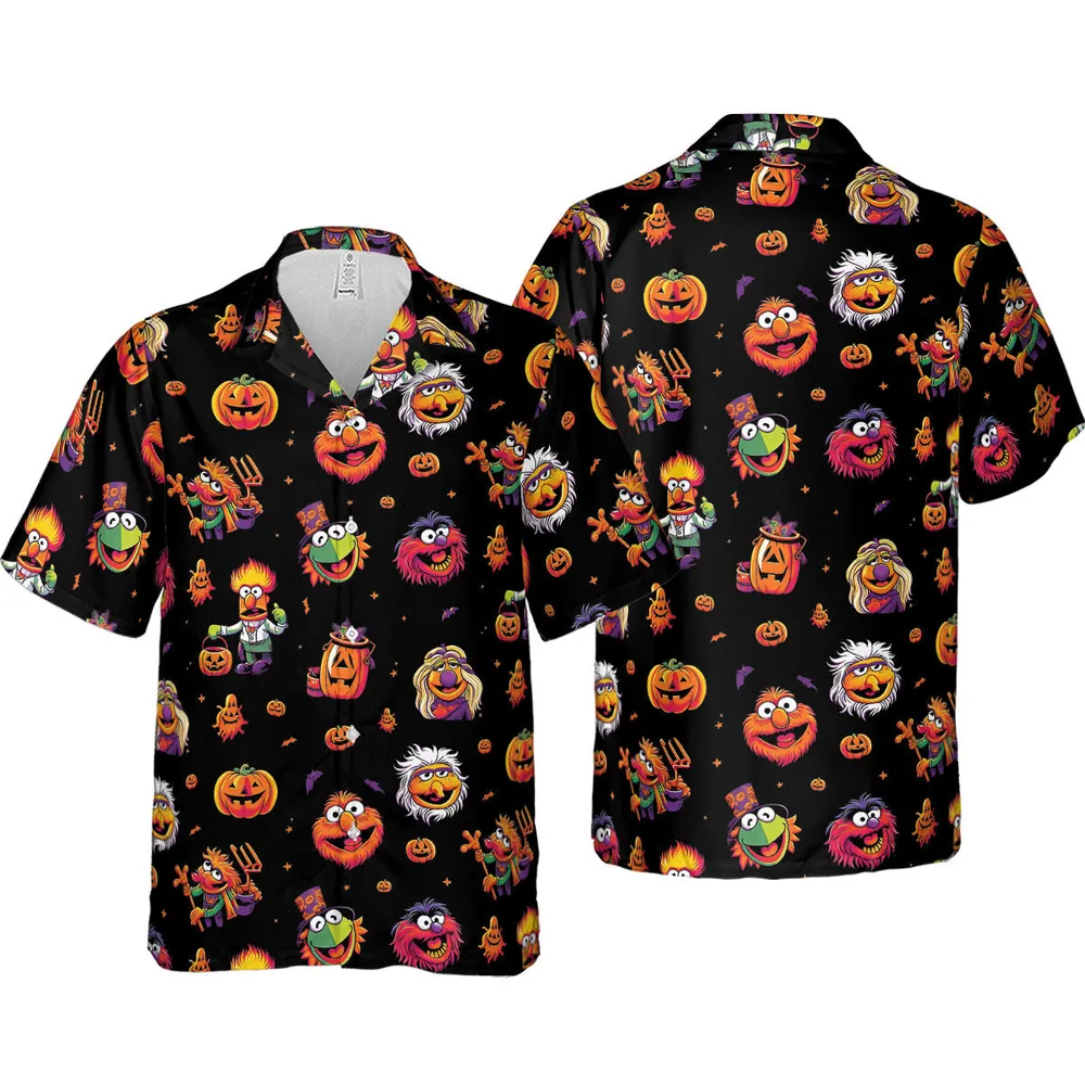 Halloween Muppets Hawaiian Shirt - 4