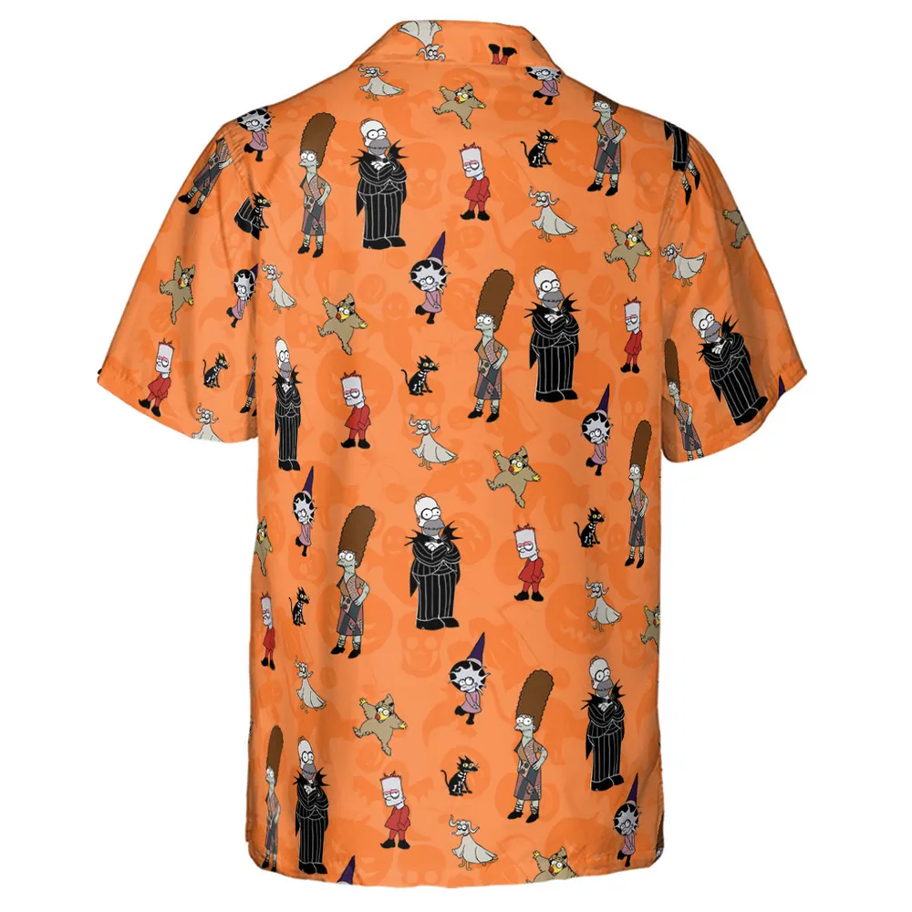 The Simpsons Halloween Hawaiian Shirt - 3