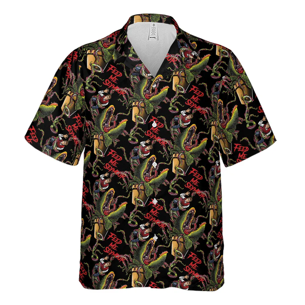 Feed Me Seymour Horror Little Shop Hawaiian Shirt - 2