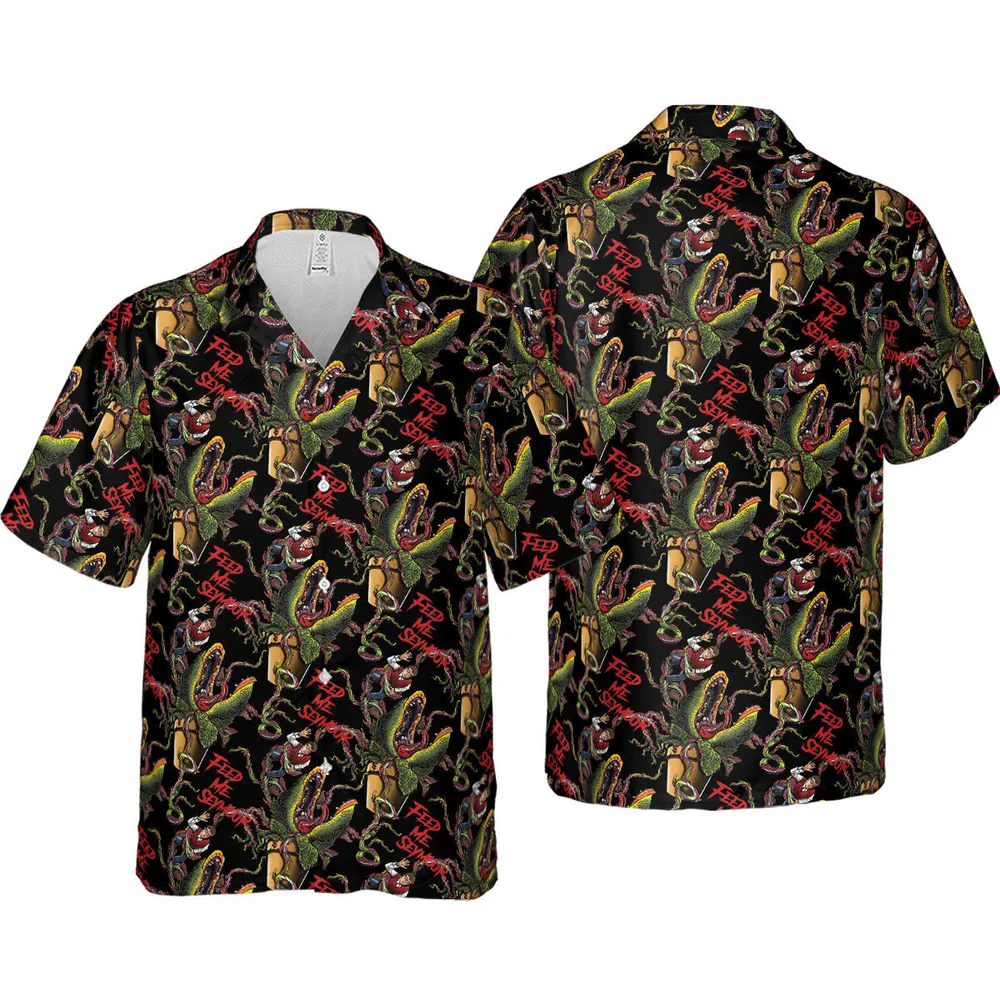 Feed Me Seymour Horror Little Shop Hawaiian Shirt - 4