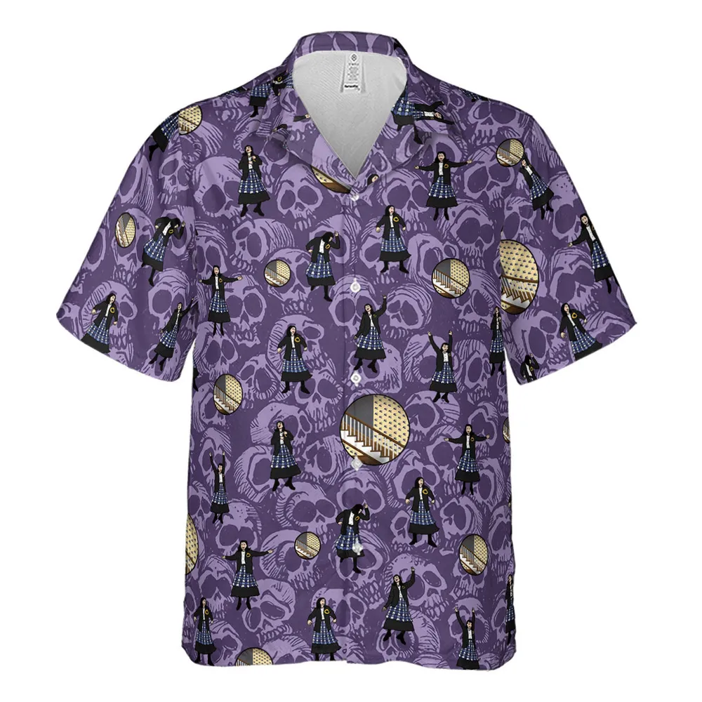 Lydia Deetz Dances To Jump In The Line Beetlejuice Hawaiian Shirt - 2