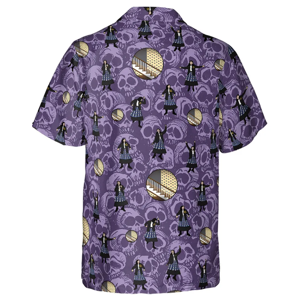 Lydia Deetz Dances To Jump In The Line Beetlejuice Hawaiian Shirt - 3