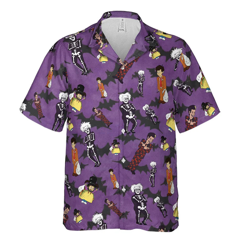 SNL David S. Pumpkins Animated Special Hawaiian Shirt - 2