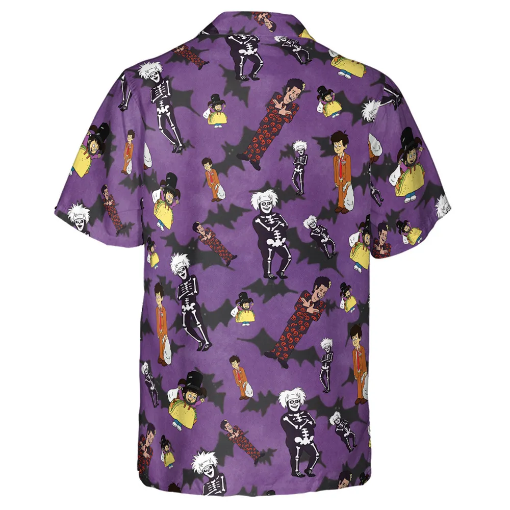 SNL David S. Pumpkins Animated Special Hawaiian Shirt - 3