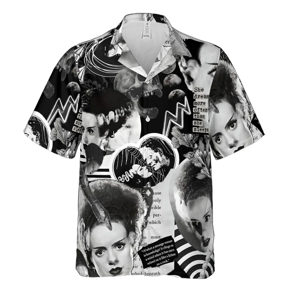 Bride Of Frankenstein Hawaiian Shirt - 2