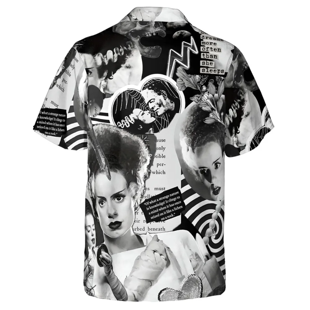 Bride Of Frankenstein Hawaiian Shirt - 3