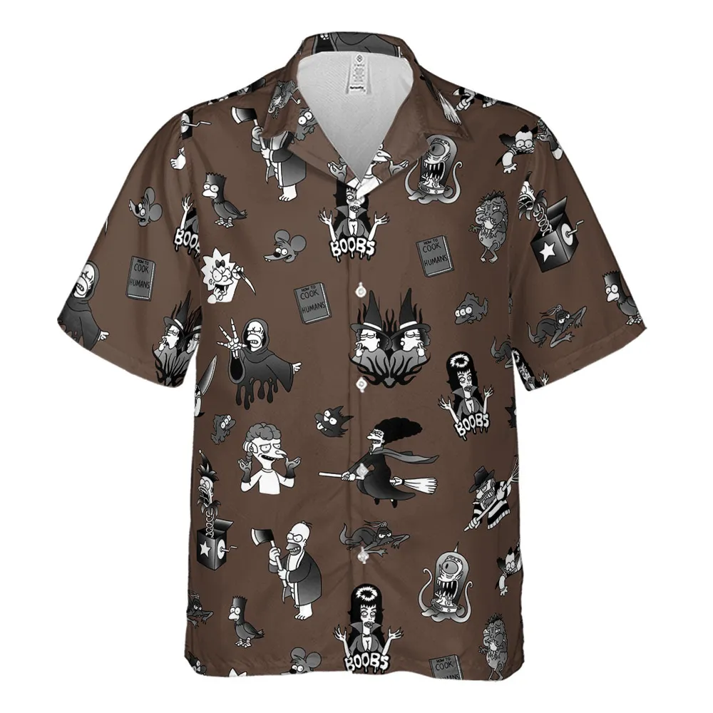 Treehouse of Horror The Simpsons Hawaiian Shirt - 2