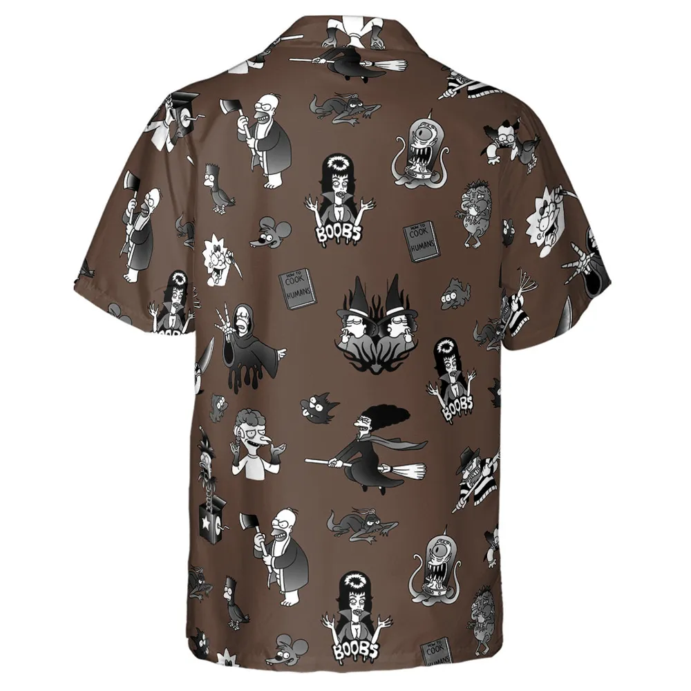 Treehouse of Horror The Simpsons Hawaiian Shirt - 3