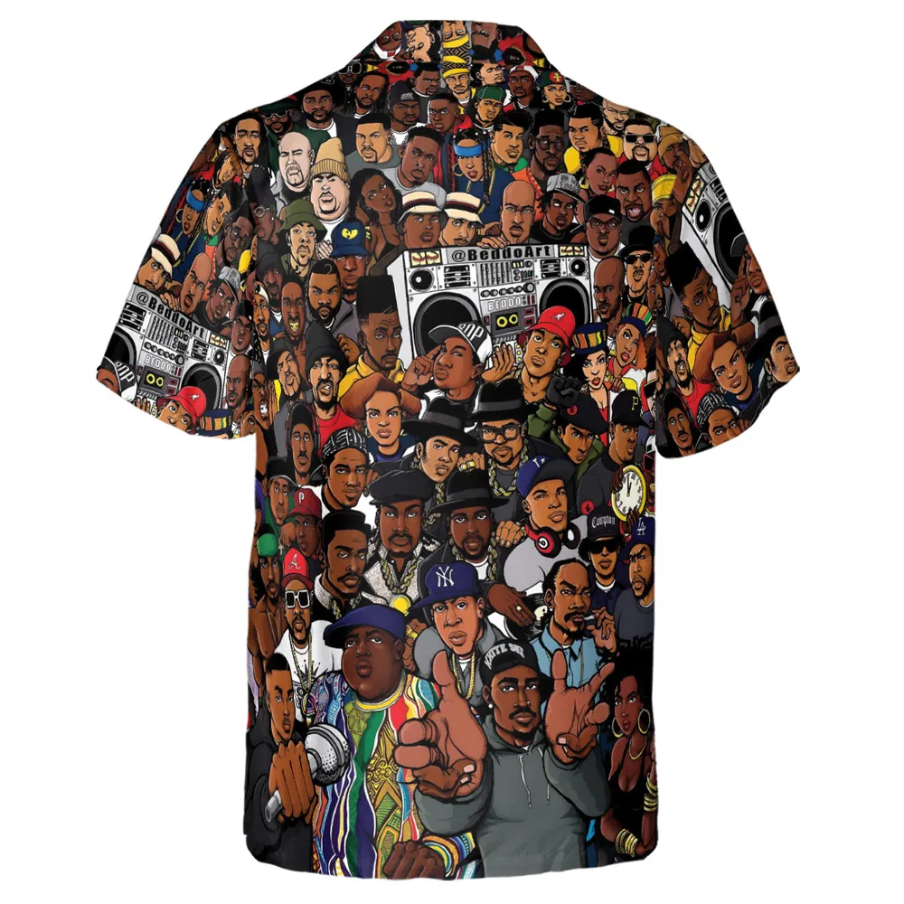 The Golden Age of Hip Hop Hawaiian shirt - 3