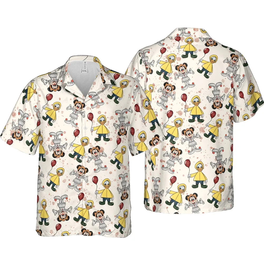 Mouse Clown Hawaiian Shirt - 4