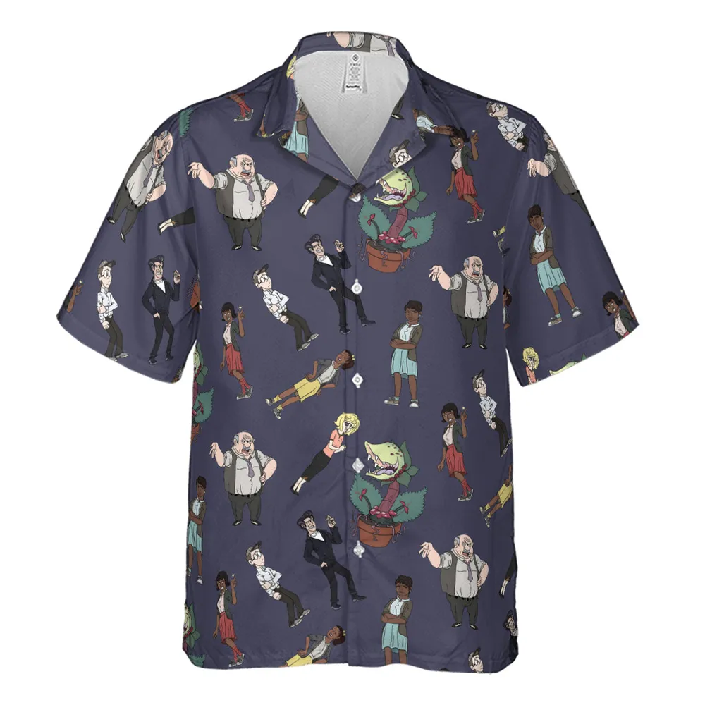 Little Shop Of Horror Characters Hawaiian Shirt - 2