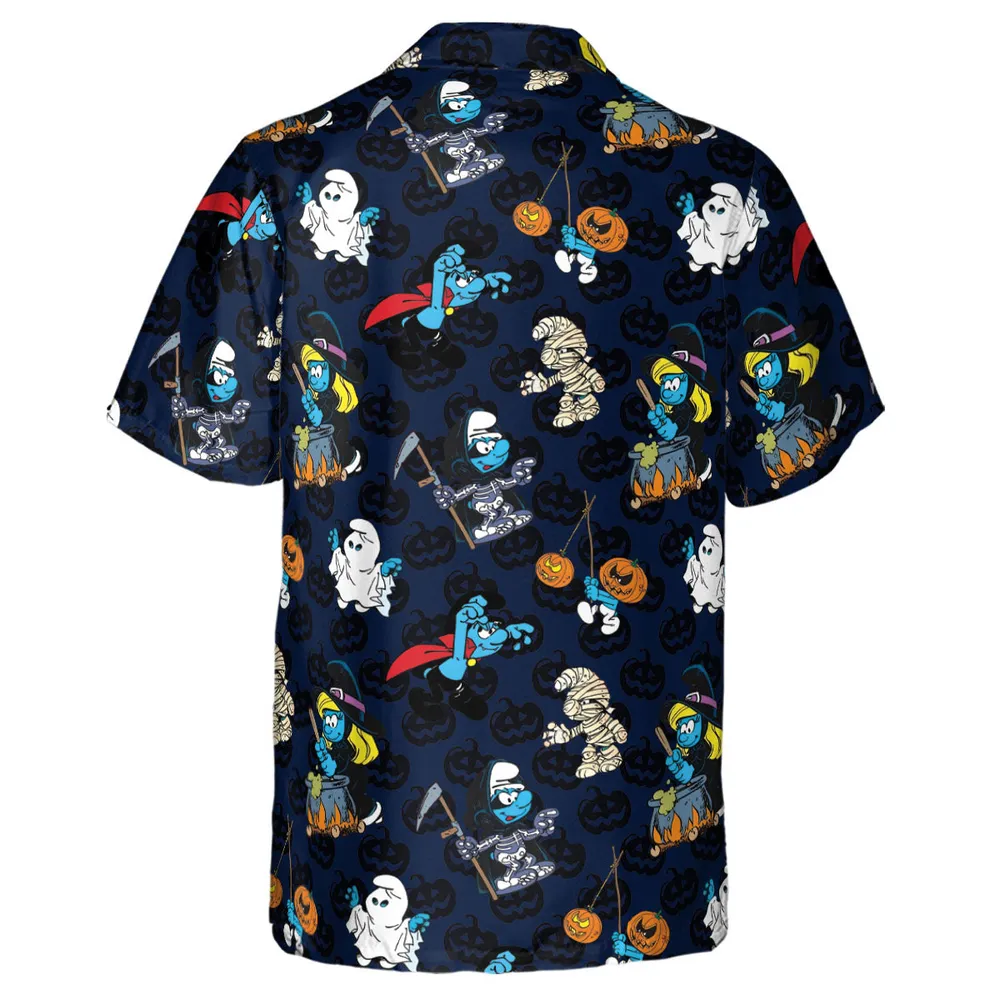 Smurfs Halloween Special Hawaiian Shirt - 3