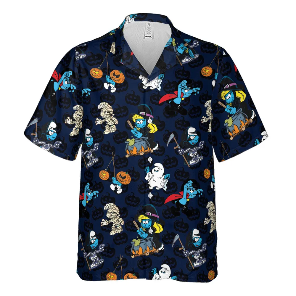 Smurfs Halloween Special Hawaiian Shirt - 2
