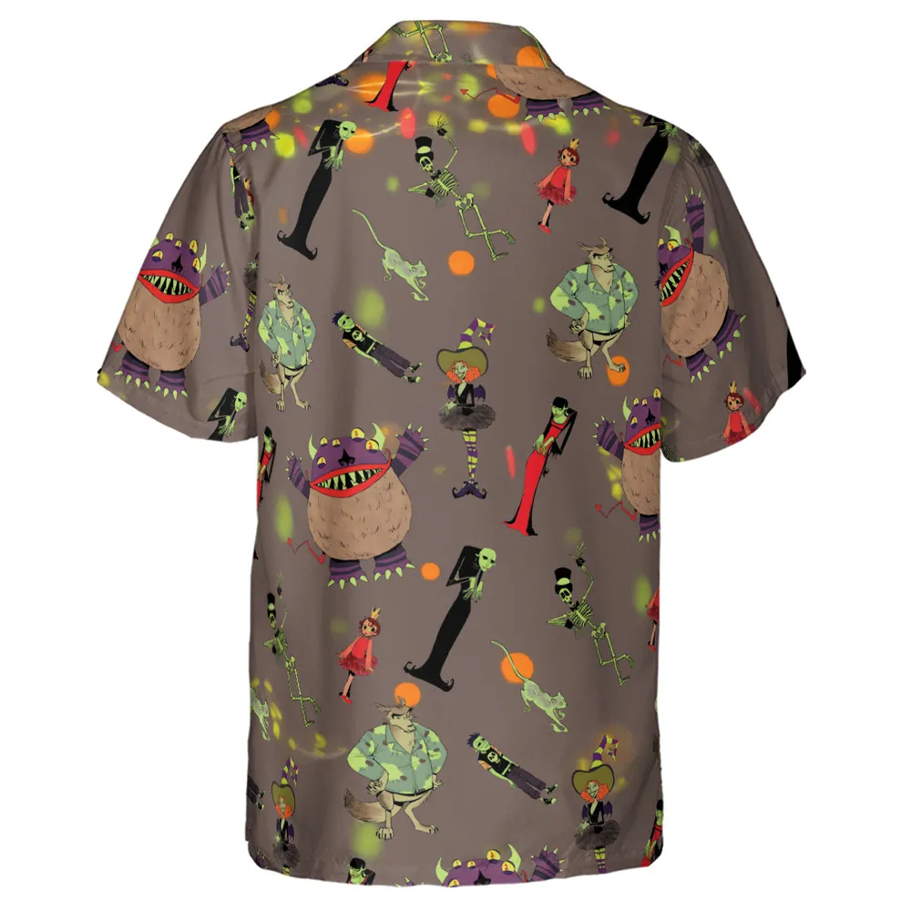 Scary Godmother Characters Hawaiian Shirt - 3