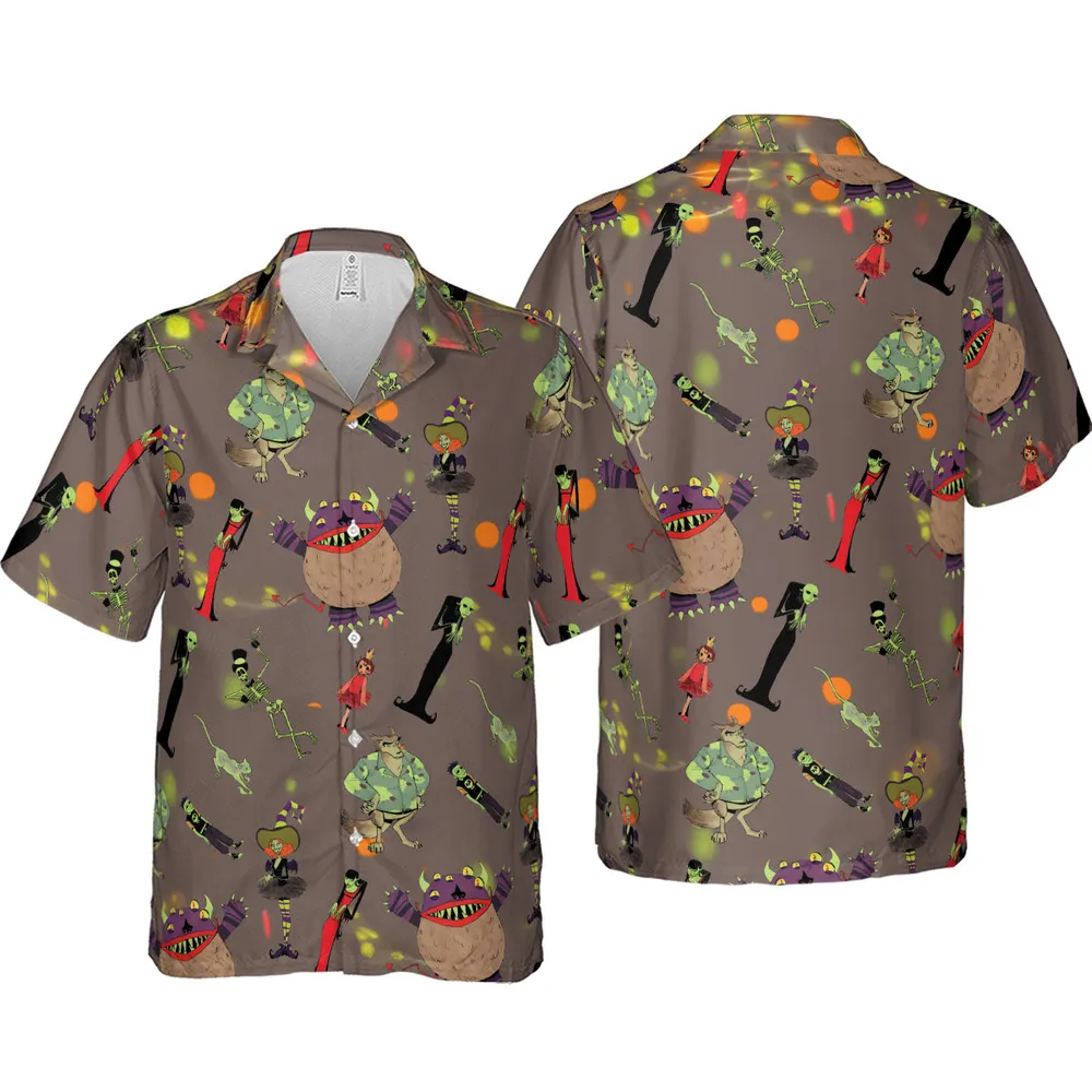 Scary Godmother Characters Hawaiian Shirt - 4
