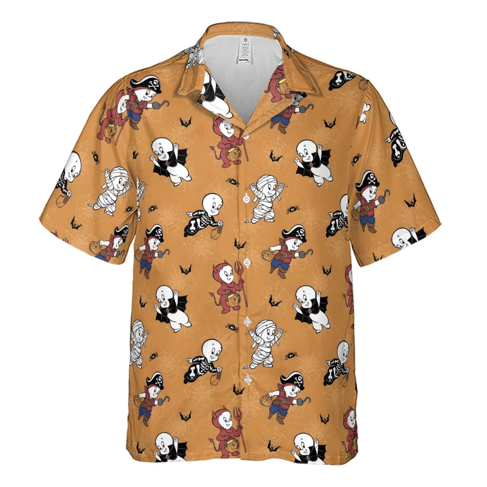 Casper Costume Fun Hawaiian Shirt - 2