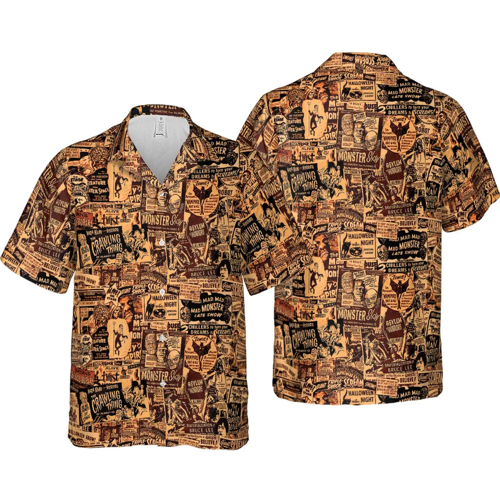 The Monster Show Mashup Hawaiian Shirt - 4