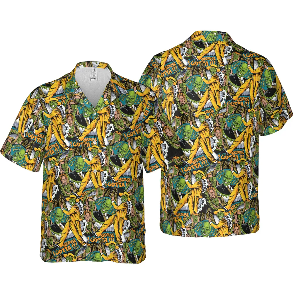 P.A.R.T Why Because I gotta the Mask Hawaiian Shirt - 4