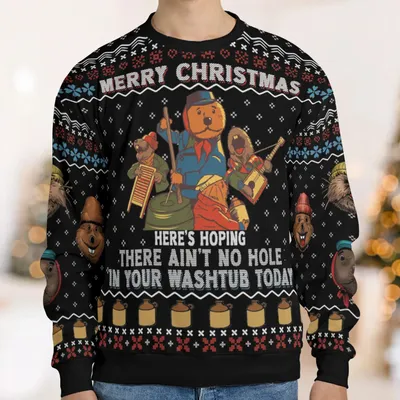 Emmet Otter's Jug-Band Merry Christmas Ugly Christmas Sweatshirt