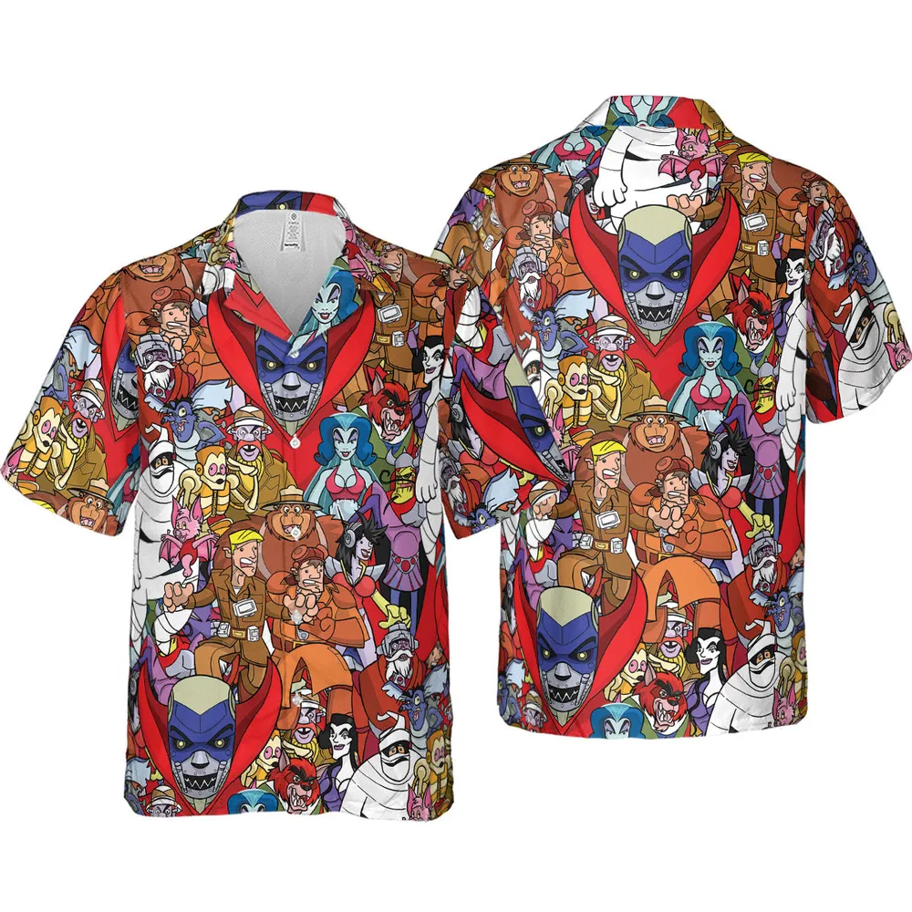 Ghostbusters Animated Series Characters Hawaiian Shirt - 4