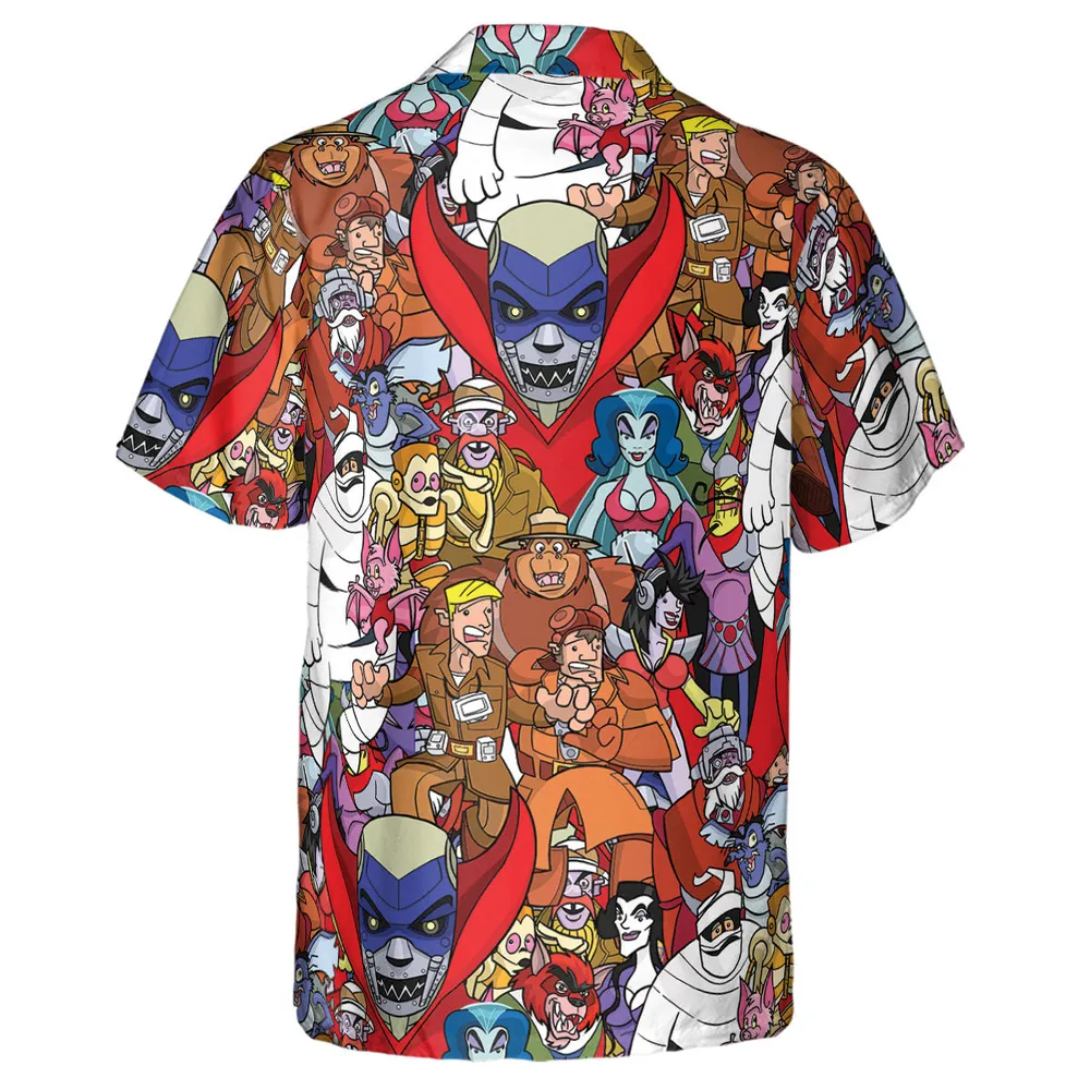 Ghostbusters Animated Series Characters Hawaiian Shirt - 3