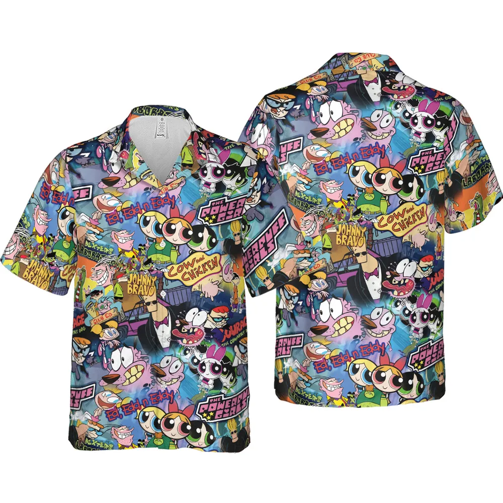Cartoon Craze Hawaiian Shirt - 4