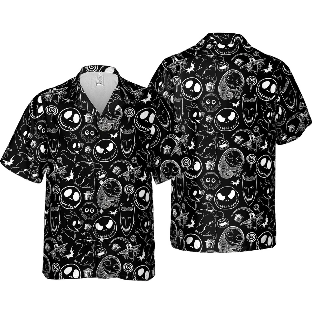 Pumpkin King The Nightmare Before Christmas THawaiian Shirt - 4