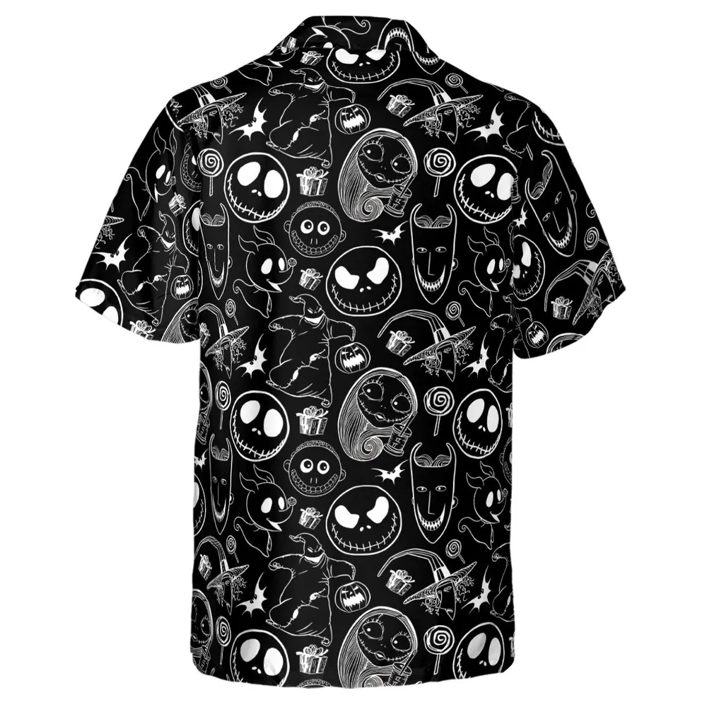 Pumpkin King The Nightmare Before Christmas THawaiian Shirt - 3