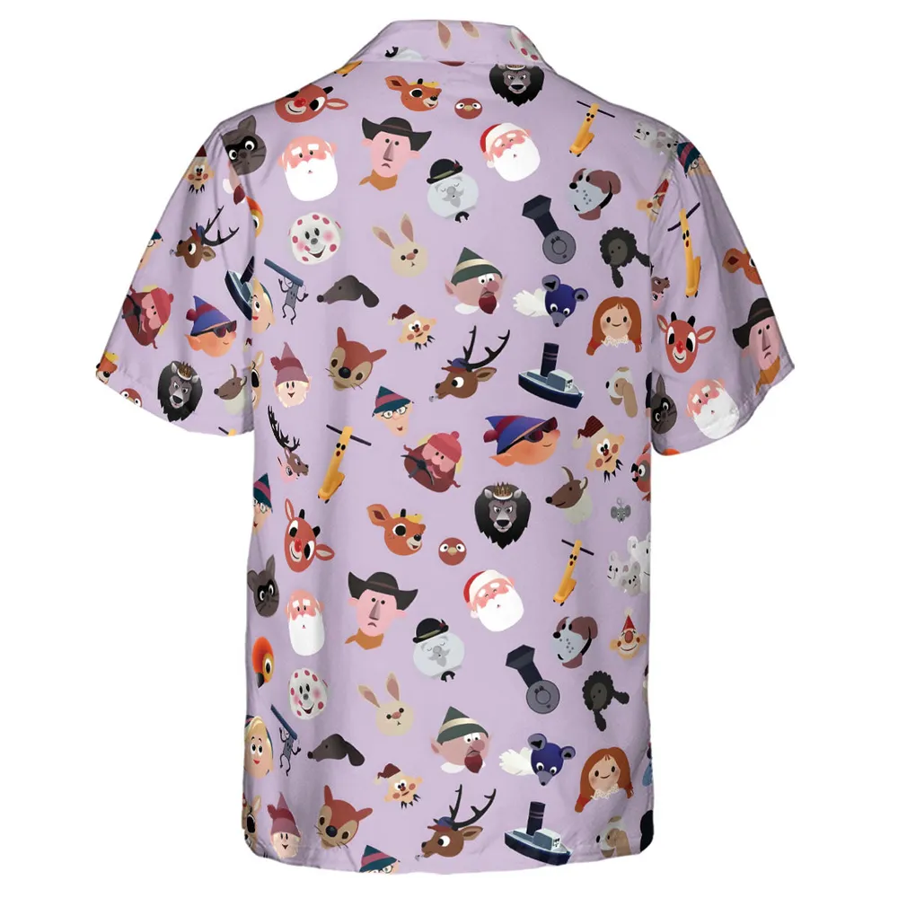 Iconography Rudolph the Red-Nosed Reindeer Hawaiian Shirt - 3
