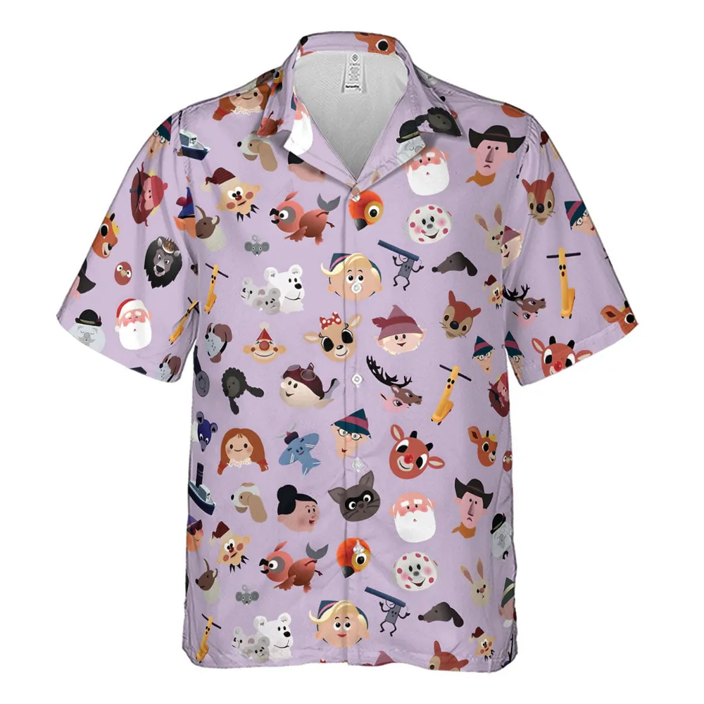 Iconography Rudolph the Red-Nosed Reindeer Hawaiian Shirt - 2